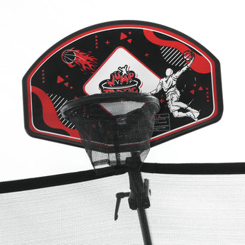 JumpTastic trampoline basketball goal
