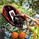 JumpTastic Trampoline Basketball Set