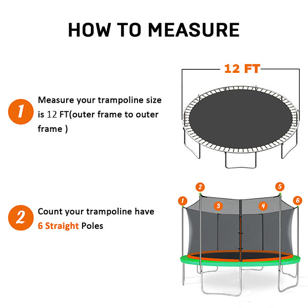 12ft Trampoline Net