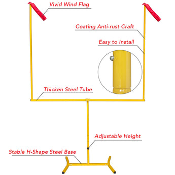 JumpTastic Football Goal Post