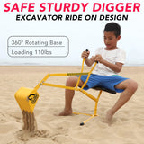 JumpTastic kids excavator toy with rotating base