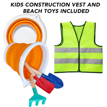 construction toys with foldable bucket