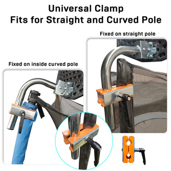 JumpTastic Trampoline Basketball Set