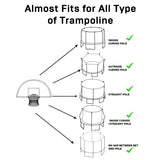 JumpTastic Trampoline Basketball Set