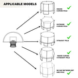 JumpTastic basketball hoop for trampoline