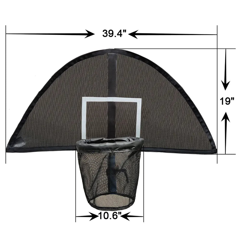 JumpTastic basketball hoop for trampoline