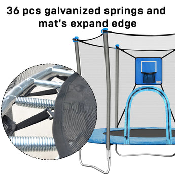 JumpTastic heavy-duty kids trampoline 36 springs