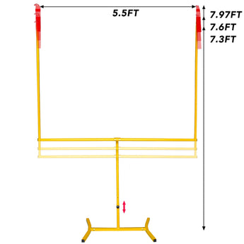 Adjustable Football Goal Post Set 