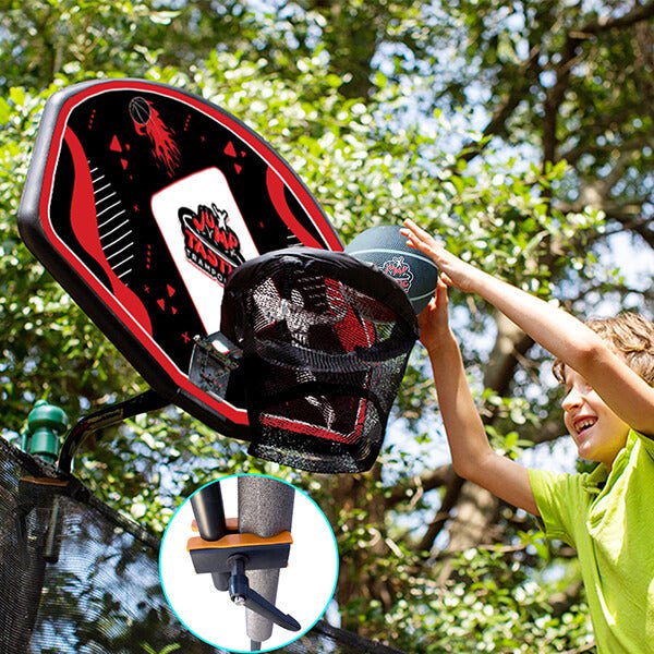 JumpTastic Trampoline Basketball Set/Universal Basketball Hoop