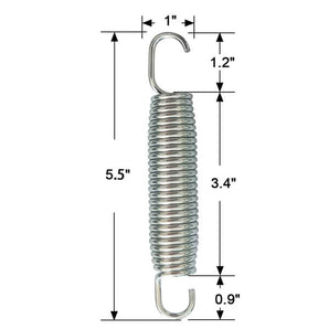 JumpTastic Trampoline 5.5Inch High Tension Trampoline Replacement Springs