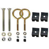 2 Pcs Long Bolt with Square Head Kit + 2 Pcs Bolt + 4 Pcs Spacer