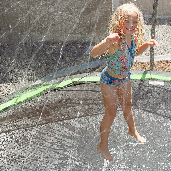 Jumptastic Trampoline Sprinkler Waterpark Spray for Children Summer Outdoor Water Game