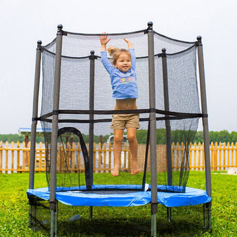 JumpTastic Trampoline for Kids, 55’’ Mini Trampoline suitable for outdoor exercise or indoor game